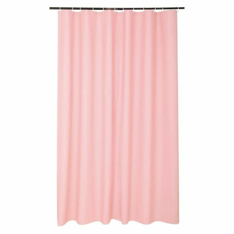 Paris Prix Rideau De Douche PEVA Vitamine II 180x200cm Rose 1 Paris Prix Rideau De Douche PEVA Vitamine II 180x200cm Rose