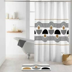 Paris Prix Rideau De Douche Memphis 180x200cm Blanc