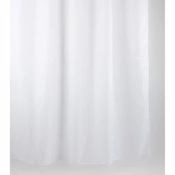 ALLIBERT Rideau De Douche Uni Albin - 200 X 240 Cm - Blanc
