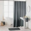 Paris Prix Rideau De Douche Uni Essencia 180x200cm Anthracite