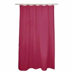 Paris Prix Rideau De Douche PEVA Vitamine 180x200cm Framboise