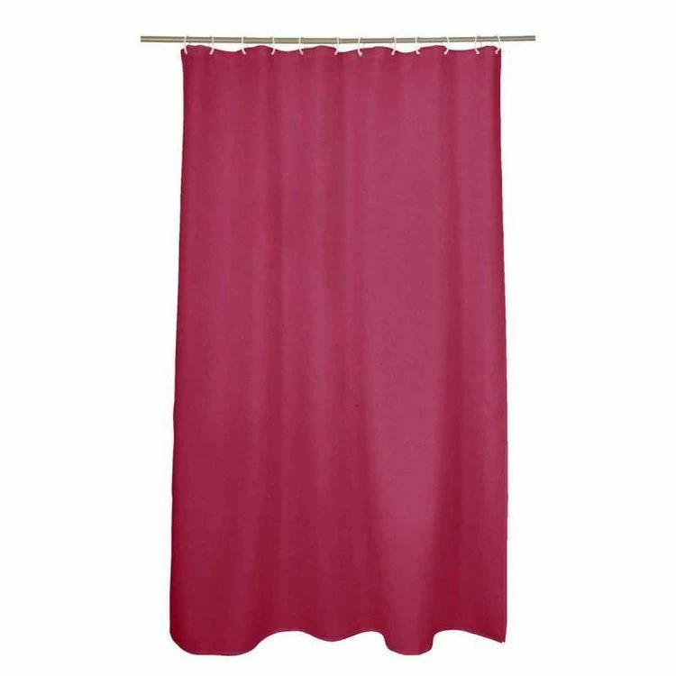 Paris Prix Rideau De Douche PEVA Vitamine 180x200cm Framboise 1 Paris Prix Rideau De Douche PEVA Vitamine 180x200cm Framboise