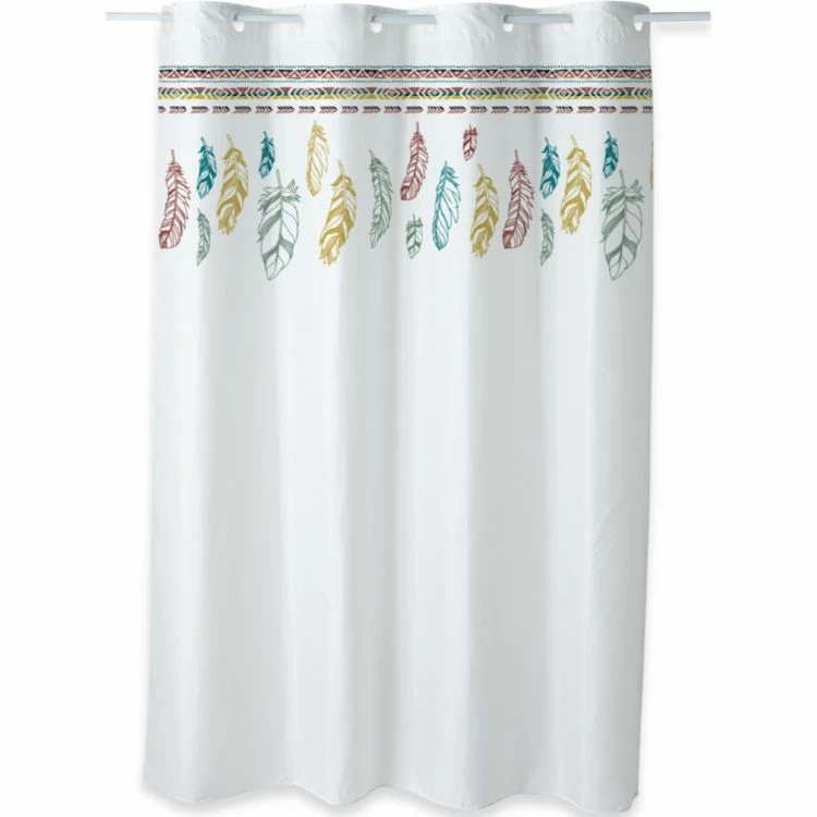 GUY LEVASSEUR Rideau De Douche Imprimé 180x200cm Folk Colors 1 GUY LEVASSEUR Rideau De Douche Imprimé 180x200cm Folk Colors