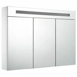 VIDAXL Armoire De Salle De Bain A Miroir LED 88x13x62 Cm 8 VIDAXL Armoire De Salle De Bain A Miroir LED 88x13x62 Cm -Paris Prix boutique B2CD 351