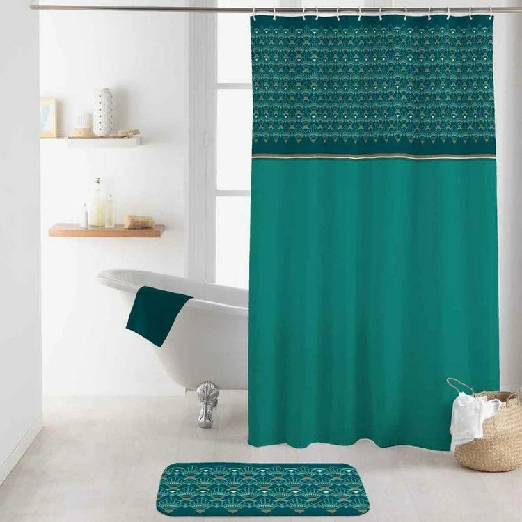 Paris Prix Rideau De Douche Imperia 180x200cm Vert 1 Paris Prix Rideau De Douche Imperia 180x200cm Vert