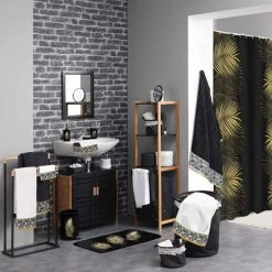 Paris Prix Rideau De Douche Imprimé Orbella 180x200cm Noir 5 Paris Prix Rideau De Douche Imprimé Orbella 180x200cm Noir -Paris Prix boutique B2CD 3524