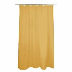 Paris Prix Rideau De Douche PEVA Vitamine 180x200cm Ocre