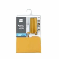 Paris Prix Rideau De Douche PEVA Vitamine 180x200cm Ocre 5 Paris Prix Rideau De Douche PEVA Vitamine 180x200cm Ocre -Paris Prix boutique B2CD 3534