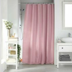 Paris Prix Rideau De Douche Quartz 180x200cm Rose Poudré 5 Paris Prix Rideau De Douche Quartz 180x200cm Rose Poudré -Paris Prix boutique B2CD 3543
