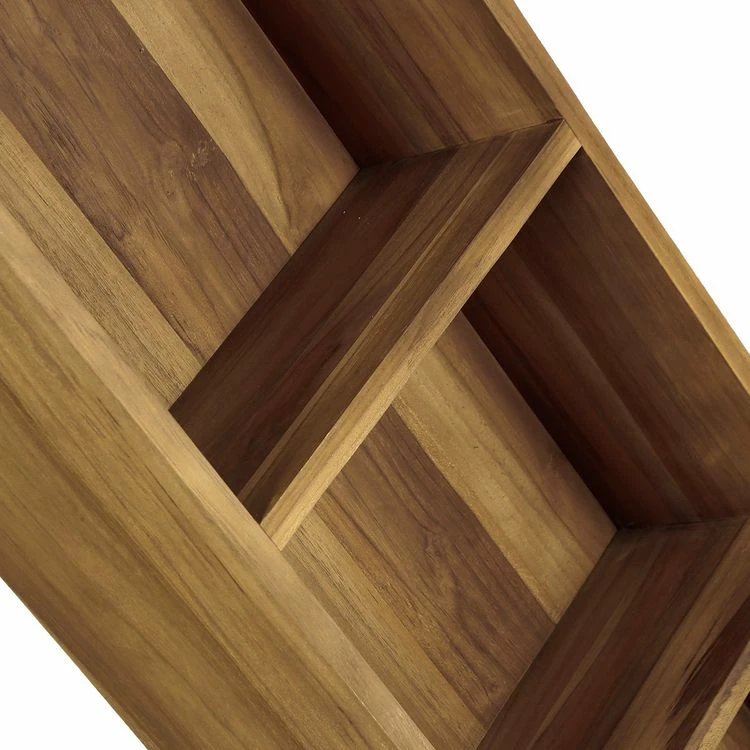 BOIS DESSUS BOIS DESSOUS Colonne De Salle De Bain En Teck Massif Suspendue 4 BOIS DESSUS BOIS DESSOUS Colonne De Salle De Bain En Teck Massif Suspendue – Image 4