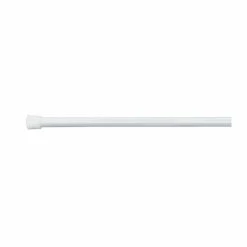 INTERDESIGN Barre Pour Rideau De Douche Blanc Extensible 65.2 X 2.9 Cm