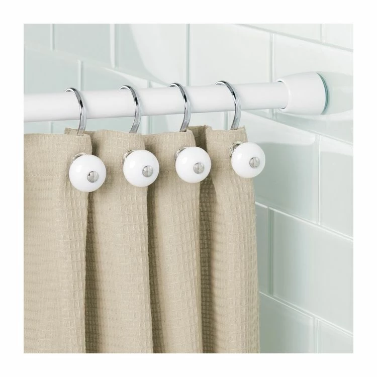 INTERDESIGN Barre Pour Rideau De Douche Blanc Extensible 65.2 X 2.9 Cm 3 INTERDESIGN Barre Pour Rideau De Douche Blanc Extensible 65.2 X 2.9 Cm – Image 3