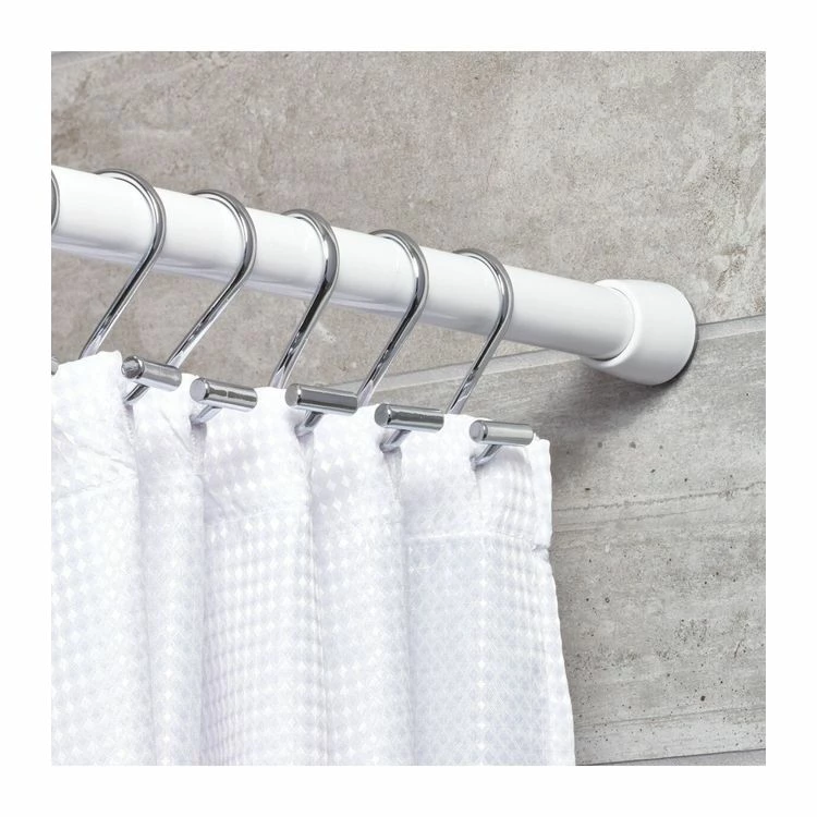 INTERDESIGN Barre Pour Rideau De Douche Blanc Extensible 65.2 X 2.9 Cm 4 INTERDESIGN Barre Pour Rideau De Douche Blanc Extensible 65.2 X 2.9 Cm – Image 4