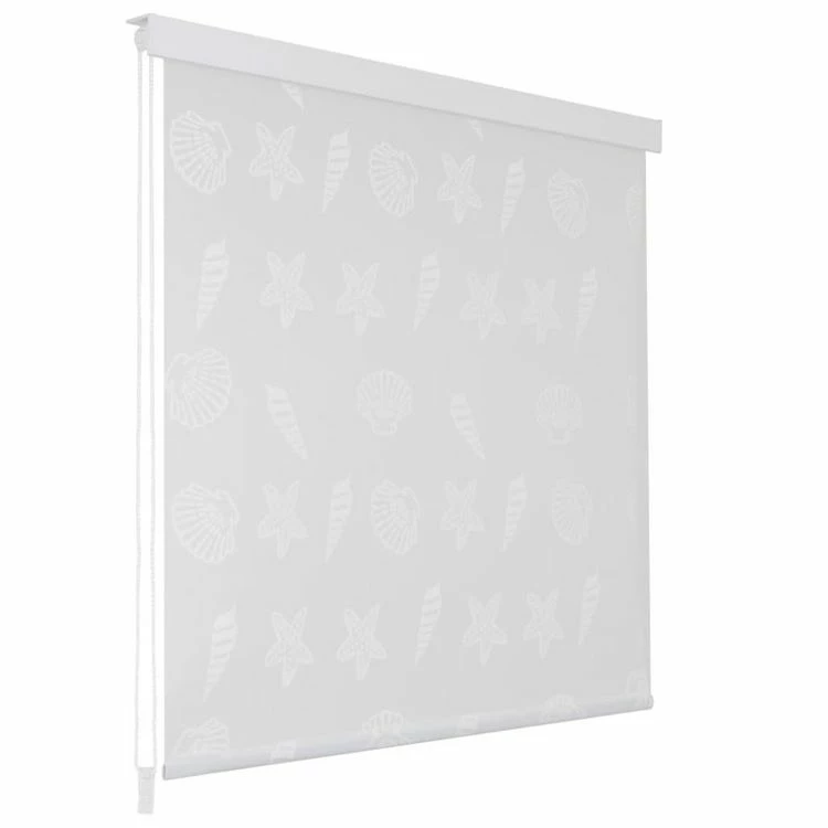 VIDAXL Store Roulant De Douche 100 X 240 Cm Etoile De Mer 1 VIDAXL Store Roulant De Douche 100 X 240 Cm Etoile De Mer