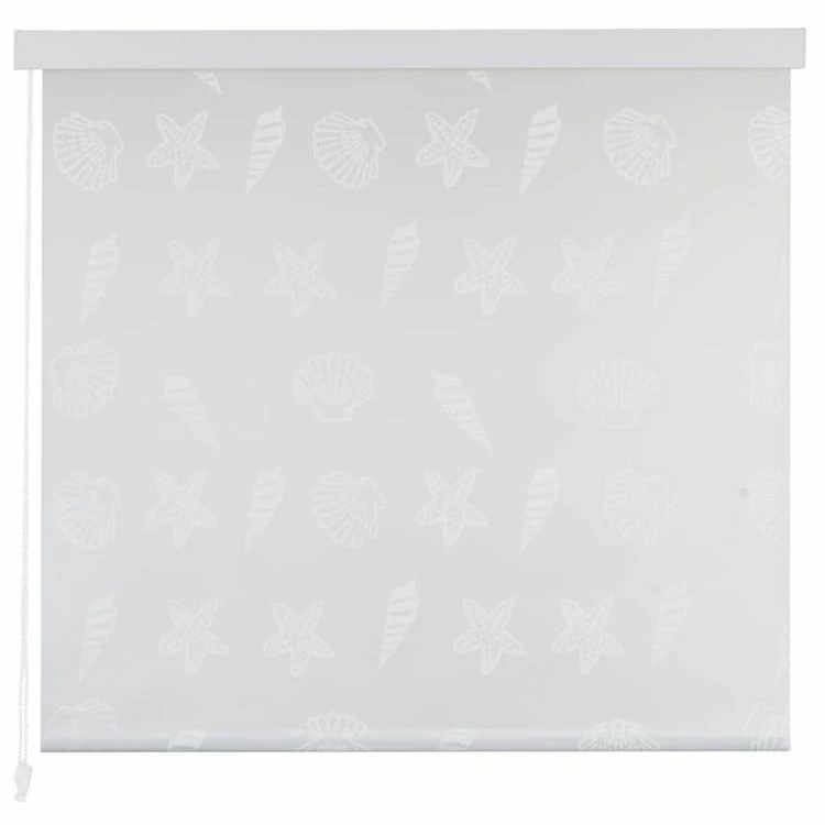 VIDAXL Store Roulant De Douche 100 X 240 Cm Etoile De Mer 2 VIDAXL Store Roulant De Douche 100 X 240 Cm Etoile De Mer – Image 2