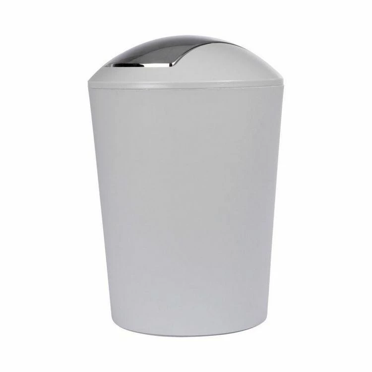Paris Prix Poubelle à Bascule Vitamine II 5L Gris Clair 1 Paris Prix Poubelle à Bascule Vitamine II 5L Gris Clair
