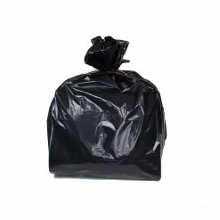 CALICOSY Sac Poubelle 100 Litres Noir Polyéthylène 82 X 87 Cm - Lot De 20