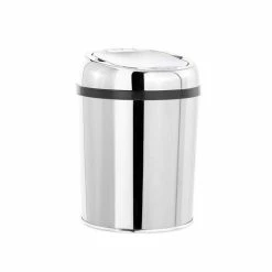 Kitchen Move Poubelle Automatique ARTIC Argent Acier Inoxydable 3 L