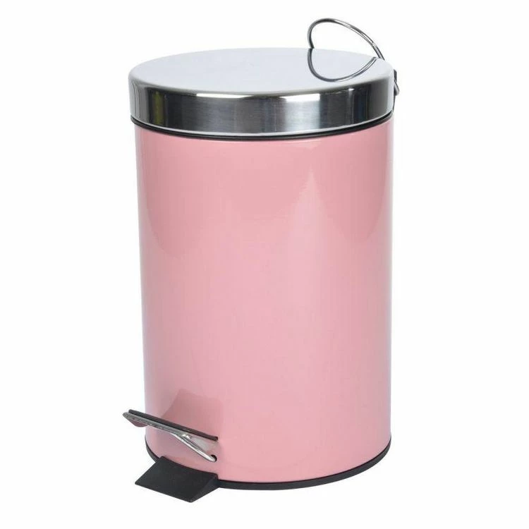 Paris Prix Poubelle à Pédale Vitamine II 3L Rose 1 Paris Prix Poubelle à Pédale Vitamine II 3L Rose