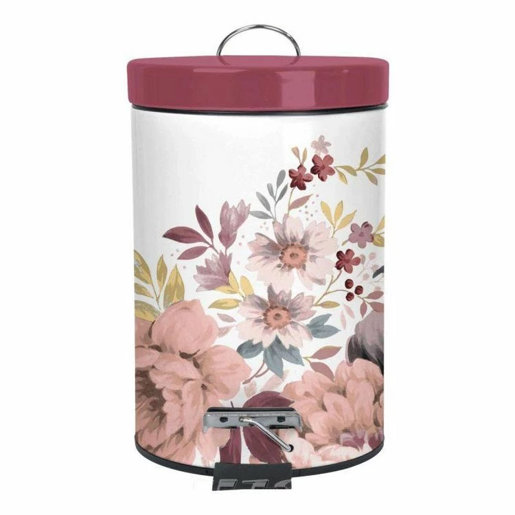 Paris Prix Poubelle à Pédale Jayana 3L Blanc & Rose 2 Paris Prix Poubelle à Pédale Jayana 3L Blanc & Rose – Image 2