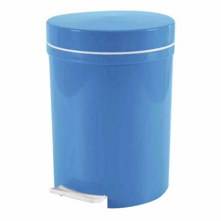 Paris Prix Poubelle De Salle De Bain Pédale 6L Bleu 1 Paris Prix Poubelle De Salle De Bain Pédale 6L Bleu