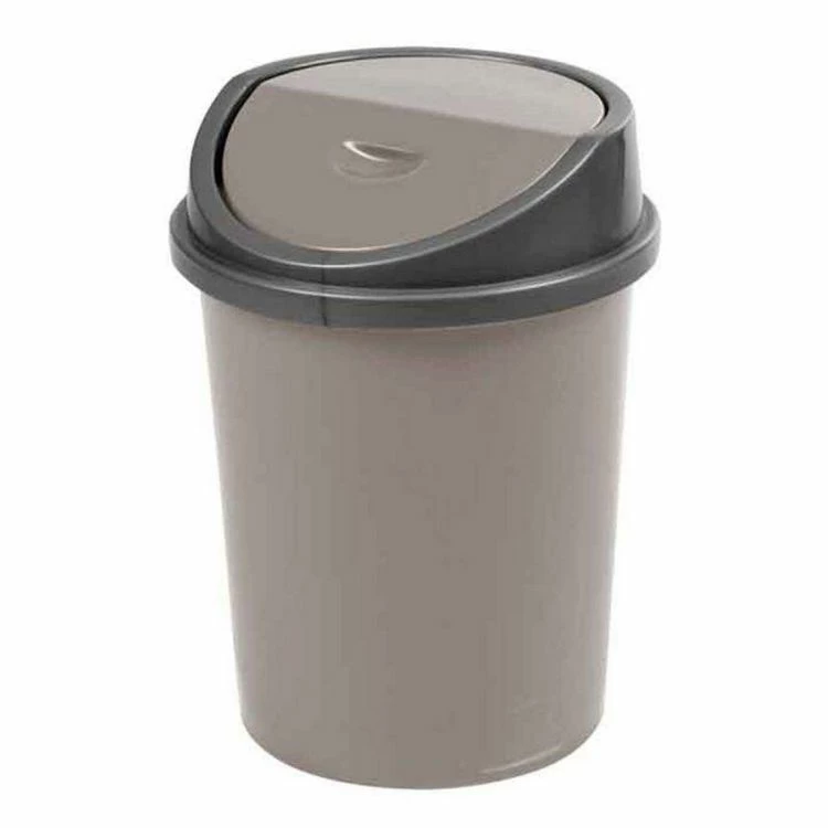 Paris Prix Poubelle De Salle De Bain Shivo 1,5L Taupe 1 Paris Prix Poubelle De Salle De Bain Shivo 1,5L Taupe