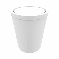 Aurlane Poubelle à Couvercle Oscillant Capacité 5L - WHEELTOP BLANC MAT 7 Aurlane Poubelle à Couvercle Oscillant Capacité 5L - WHEELTOP BLANC MAT -Paris Prix boutique B2CD 3706