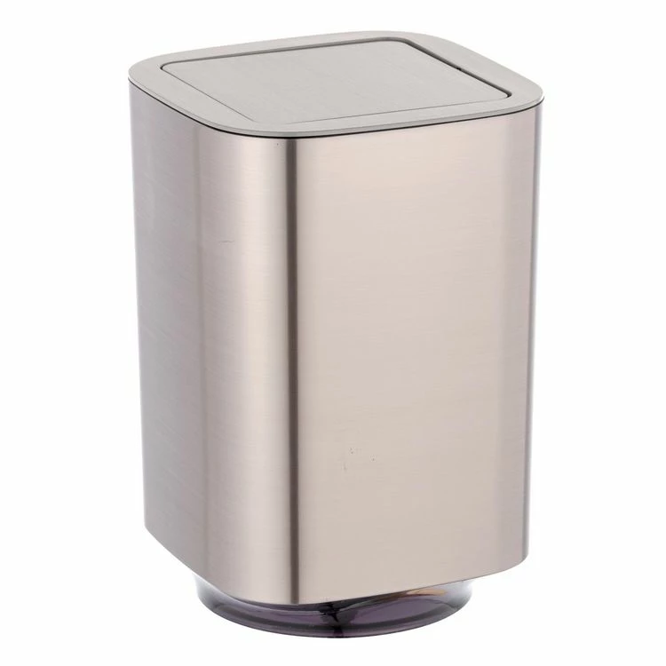 Wenko Poubelle à Couvercle Oscillant Design Auron - 5,5 L - Chrome 2 Wenko Poubelle à Couvercle Oscillant Design Auron - 5,5 L - Chrome – Image 2