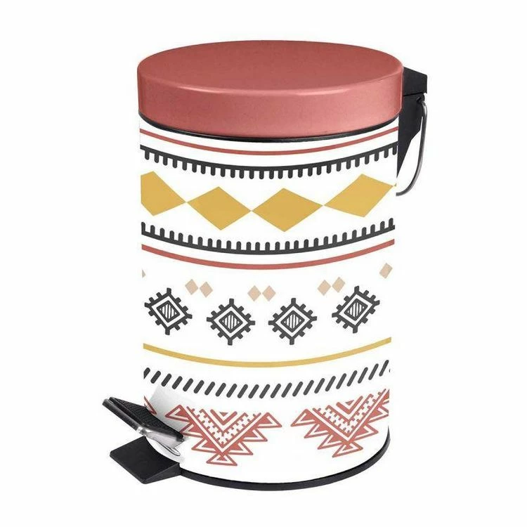 Paris Prix Poubelle à Pédale Imprimée Esteban 3L Terracotta 1 Paris Prix Poubelle à Pédale Imprimée Esteban 3L Terracotta