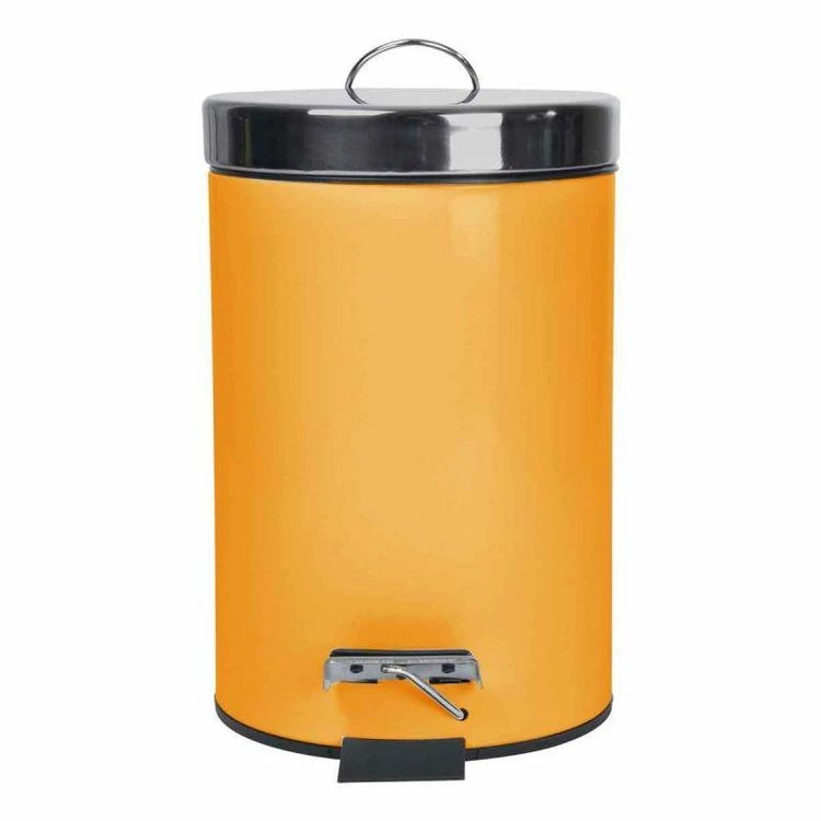 Paris Prix Poubelle De Salle De Bain Metalia 3L Ocre 2 Paris Prix Poubelle De Salle De Bain Metalia 3L Ocre – Image 2