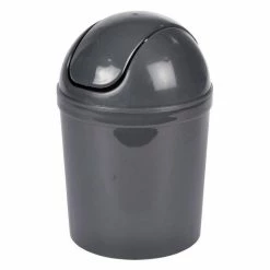 Paris Prix Poubelle à Bascule Flic Flac 1,5L Anthracite