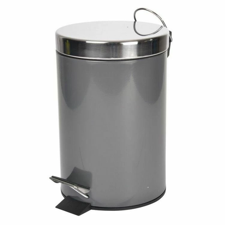 Paris Prix Poubelle à Pédale Vitamine II 3L Anthracite 1 Paris Prix Poubelle à Pédale Vitamine II 3L Anthracite