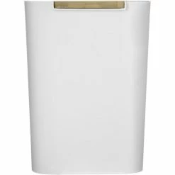 ATMOSPHERA Poubelle à Couvercle Baltik - 5 L - Blanc -Paris Prix boutique B2CD 3767