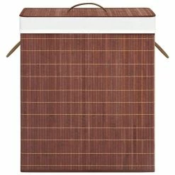 VIDAXL Panier A Linge Bambou Marron 100 L 9 VIDAXL Panier A Linge Bambou Marron 100 L -Paris Prix boutique B2CD 3794