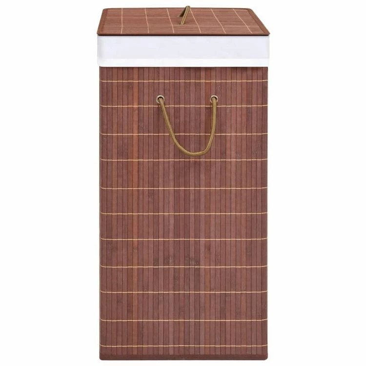 VIDAXL Panier A Linge Bambou Marron 100 L 5 VIDAXL Panier A Linge Bambou Marron 100 L – Image 5