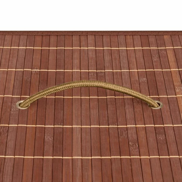 VIDAXL Panier A Linge Bambou Marron 100 L 6 VIDAXL Panier A Linge Bambou Marron 100 L – Image 6