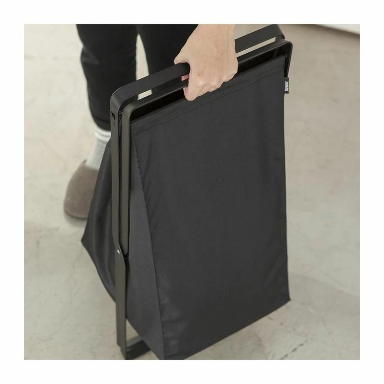 CALICOSY Panier à Linge Pliable Noir Tower - L30 Cm 5 CALICOSY Panier à Linge Pliable Noir Tower - L30 Cm – Image 5