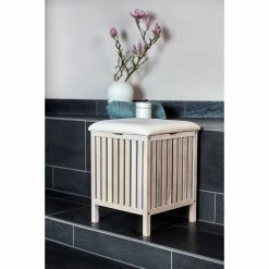 Wenko Tabouret Panier à Linge Norway - L. 39 X H. 52 Cm - Blanc 5 Wenko Tabouret Panier à Linge Norway - L. 39 X H. 52 Cm - Blanc -Paris Prix boutique B2CD 3885