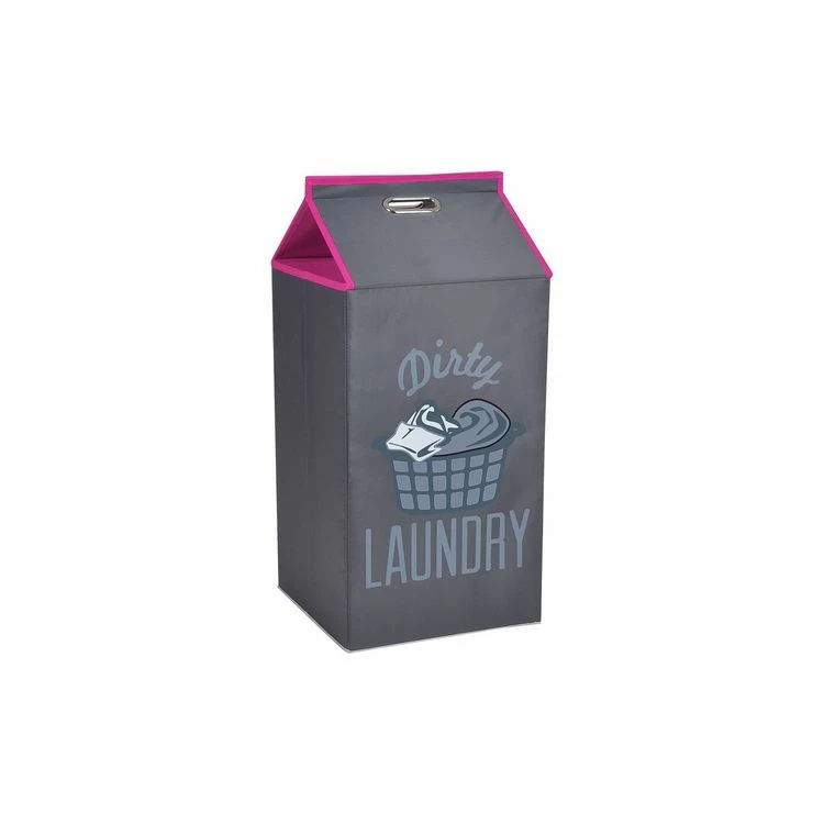 Casame Panier à Linge Pliant Avec Couvercle Et Poignées 2 Casame Panier à Linge Pliant Avec Couvercle Et Poignées – Image 2