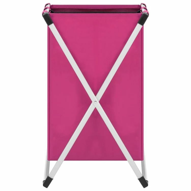 VIDAXL Trieuse A Linge A 2 Sections Rose 3 VIDAXL Trieuse A Linge A 2 Sections Rose – Image 3