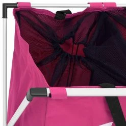 VIDAXL Trieuse A Linge A 2 Sections Rose 11 VIDAXL Trieuse A Linge A 2 Sections Rose -Paris Prix boutique B2CD 3907