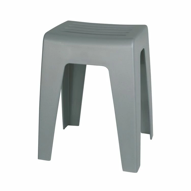 Wenko Tabouret Pour Salle De Bain Kumba - Gris 1 Wenko Tabouret Pour Salle De Bain Kumba - Gris