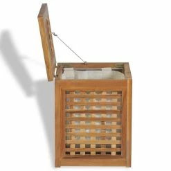 VIDAXL Panier A Linge 3 Pcs Teck -Paris Prix boutique B2CD 3927