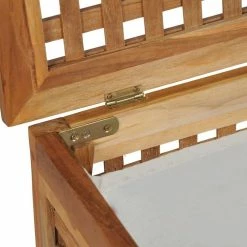 VIDAXL Panier A Linge 3 Pcs Teck -Paris Prix boutique B2CD 3928