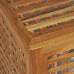 VIDAXL Panier A Linge 3 Pcs Teck -Paris Prix boutique B2CD 3930