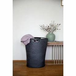 Wenko Panier à Linge Design Scandinave Wabo - Diam. 40 X H. 60 Cm - Gris 5 Wenko Panier à Linge Design Scandinave Wabo - Diam. 40 X H. 60 Cm - Gris -Paris Prix boutique B2CD 3965
