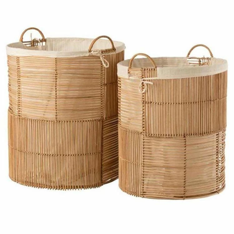 Paris Prix Lot De 2 Paniers à Linge Rivola 50cm Naturel 1 Paris Prix Lot De 2 Paniers à Linge Rivola 50cm Naturel