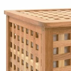 VIDAXL Coffre De Blanchisserie 77,5x37,5x46,5 Cm Bois Massif De Noyer 11 VIDAXL Coffre De Blanchisserie 77,5x37,5x46,5 Cm Bois Massif De Noyer -Paris Prix boutique B2CD 3988