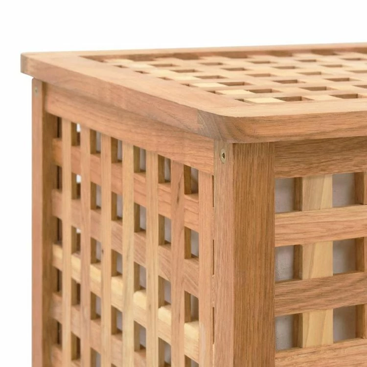 VIDAXL Coffre De Blanchisserie 77,5x37,5x46,5 Cm Bois Massif De Noyer 6 VIDAXL Coffre De Blanchisserie 77,5x37,5x46,5 Cm Bois Massif De Noyer – Image 6