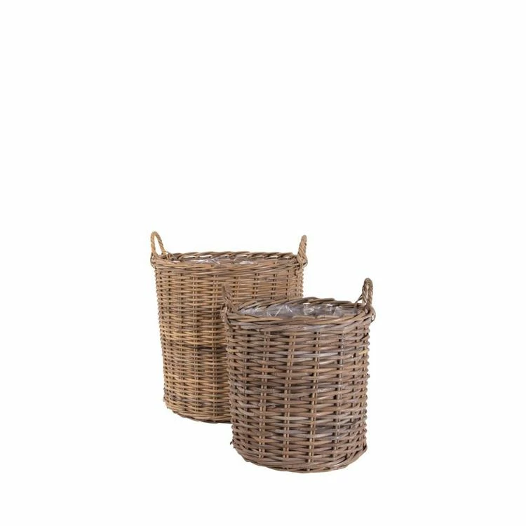 HOUSE NORDIC Indo - Lot De 2 Paniers En Rotin 1 HOUSE NORDIC Indo - Lot De 2 Paniers En Rotin